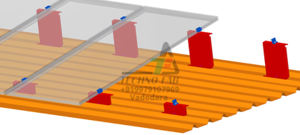 HDG Structure up to 15 Degree Tilt on Slope Roof